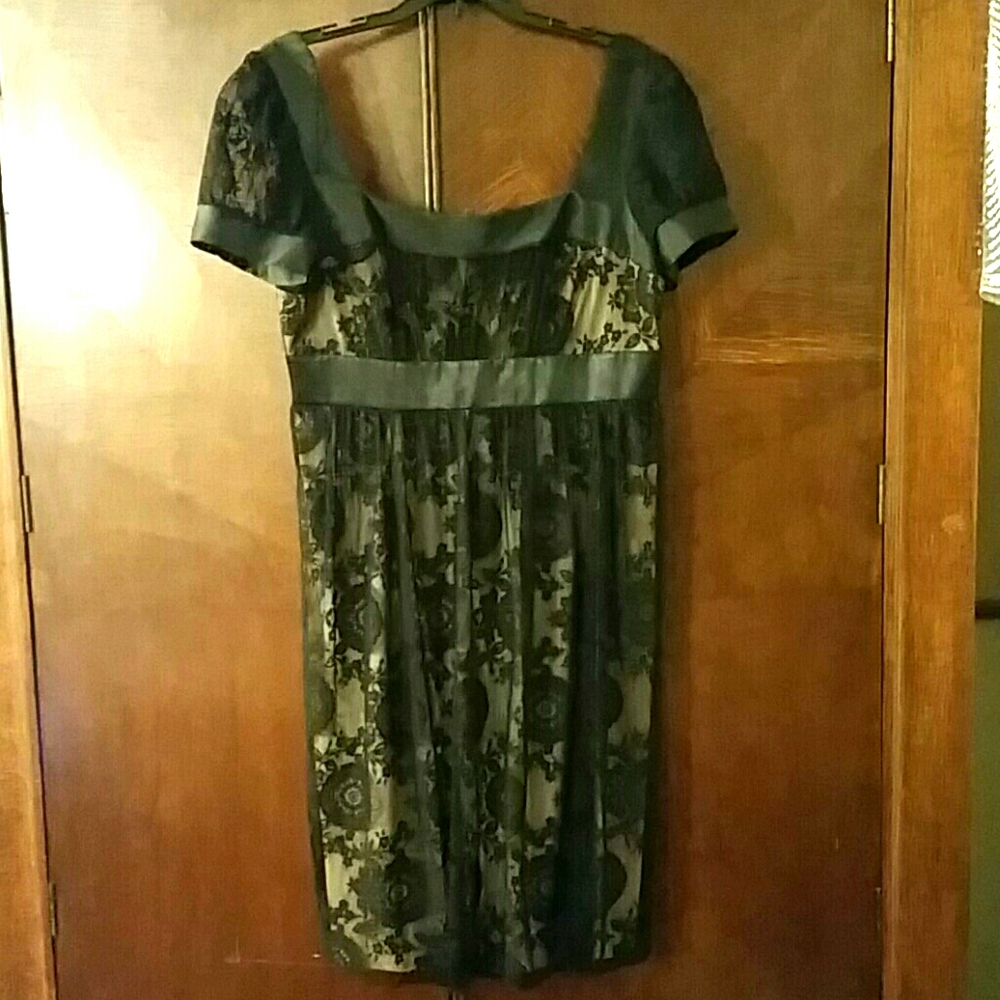 Black lace frock